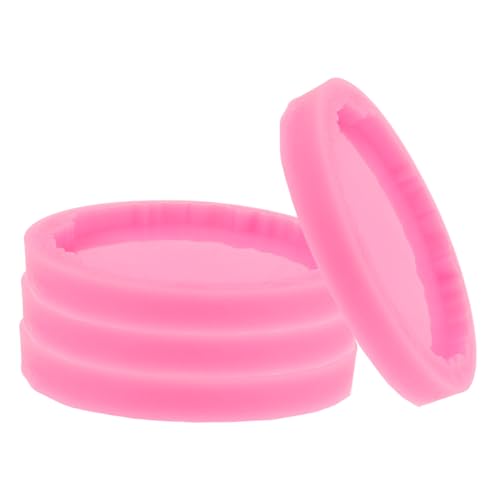Homoyoyo 4 Stück Teiliges Silikonform für Unregelmäßige Runde Pinke Untersetzer Widerstandsfähig und Vielseitig für DIY Epoxidharz-gießprojekte Kreative Heimdekoration Schützende Homoyoyo 4 Stück Teiliges Silikonform für Unregelmäßige Runde Pinke Untersetzer Widerstandsfähig und Vielseitig für DIY Epoxidharz-gießprojekte Kreative Heimdekoration Schützende von Homoyoyo