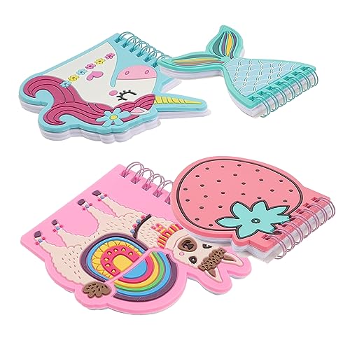 Homoyoyo 4 Stück Teiliges Taschen Notizbuch mit Cartoon Design Tragbare Notizblöcke Kleine Memo Notizen für Büro und Alltag für Reisen und Notizen von Homoyoyo