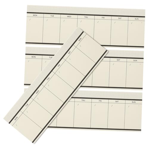 Homoyoyo 4 Stück Teiliges Tragbares Wochenplaner notizblock Abreißbar Leicht für Schüler Büro und Zuhause zur Wochen Tagesplanung Organisiert Zeitpläne und To do listen Homoyoyo 4 Stück Teiliges Tragbares Wochenplaner notizblock Abreißbar Leicht für Schüler Büro und Zuhause zur Wochen Tagesplanung Organisiert Zeitpläne und To do listen von Homoyoyo