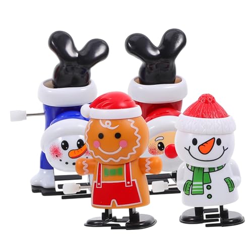 Homoyoyo 4 Stück Teiliges Weihnachts Aufziehspielzeug Lustige Wind Up Toys mit Schneemann Lebkuchenmann Weihnachtsmann und Tannenbaum Kinderfreundlich Klein Wiederverwendbar Kreative Xmas Homoyoyo 4 Stück Teiliges Weihnachts Aufziehspielzeug Lustige Wind Up Toys mit Schneemann Lebkuchenmann Weihnachtsmann und Tannenbaum Kinderfreundlich Klein Wiederverwendbar Kreative Xmas von Homoyoyo