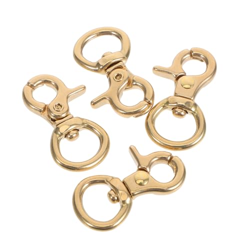 Homoyoyo 4 Stücke Drehbare Lobster Karabiner aus Massivem Messing Federbelastete Schnapphaken Langlebig und Sicher für Schlüsselanhänger DIY Schmuck Taschen und Bastelbedarf Homoyoyo 4 Stücke Drehbare Lobster Karabiner aus Massivem Messing Federbelastete Schnapphaken Langlebig und Sicher für Schlüsselanhänger DIY Schmuck Taschen und Bastelbedarf von Homoyoyo