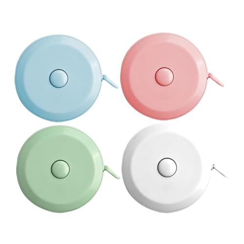 Homoyoyo 4-teiliges Einziehbares Weiches Maßband: Messen Sie 60 Zoll/150 Cm Doppelseitiges Metrisches Und Imperiales Lineal Zum Nähen Von Schneiderkörpermaßen Homoyoyo 4-teiliges Einziehbares Weiches Maßband: Messen Sie 60 Zoll/150 Cm Doppelseitiges Metrisches Und Imperiales Lineal Zum Nähen Von Schneiderkörpermaßen von Homoyoyo