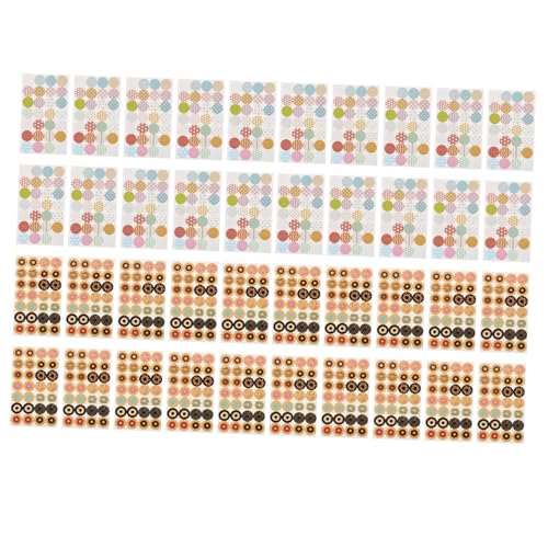 Homoyoyo 40 Blatt Selbstklebende Lochverstärker Aufkleber Farbige Transparente Reparaturetiketten für Locher Geeignet für Loseblattsammlungen Scrapbooking und Büroorganisation Homoyoyo 40 Blatt Selbstklebende Lochverstärker Aufkleber Farbige Transparente Reparaturetiketten für Locher Geeignet für Loseblattsammlungen Scrapbooking und Büroorganisation von Homoyoyo