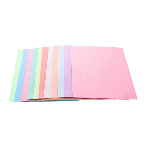 Homoyoyo 40 Blatt Teiliges Buntes Printmaking Drawing Board mit Abgerundeten Ecken Leichtes Schnittfestes Bastelpapier für Malen Zeichnen und Kreativen DIY Basteln in Schule und Freizeit von Homoyoyo