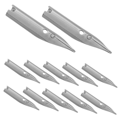 Homoyoyo 40 Stück Dip-Stift Füllfederhalterspitze Stiftspitzen aus Metall Stiftspitzen malen Universal-Füllhalterspitzen Ersatz für Stiftspitzen Füllfederhalter zum Schreiben Silver Homoyoyo 40 Stück Dip-Stift Füllfederhalterspitze Stiftspitzen aus Metall Stiftspitzen malen Universal-Füllhalterspitzen Ersatz für Stiftspitzen Füllfederhalter zum Schreiben Silver von Homoyoyo