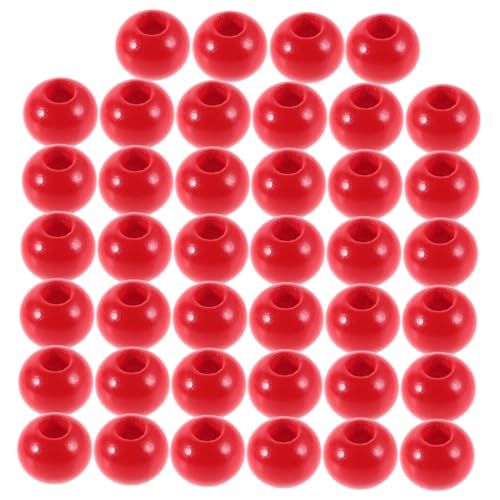 Homoyoyo 40 Stück Große Loch Holzperlen Runde Abstandsperlen für Diy Schmuckprojekte zum Auffädeln für Armbänder und Kreative Dekorationen Natürliche Holzperlen für Handarbeiten Homoyoyo 40 Stück Große Loch Holzperlen Runde Abstandsperlen für Diy Schmuckprojekte zum Auffädeln für Armbänder und Kreative Dekorationen Natürliche Holzperlen für Handarbeiten von Homoyoyo