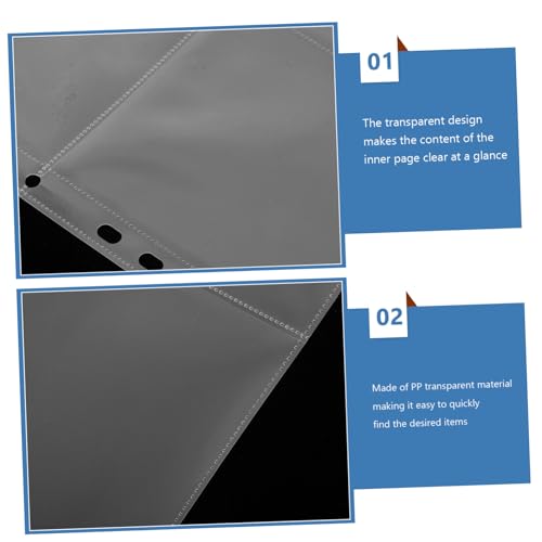 Homoyoyo 40 Stück Loseblattheft Binderseiten Scrapbookseiten Fotohüllen Für Fotobinder Fotohüllen Binder Plastikhüllen Binder Klare Plastikhüllen Pp Transparent Homoyoyo 40 Stück Loseblattheft Binderseiten Scrapbookseiten Fotohüllen Für Fotobinder Fotohüllen Binder Plastikhüllen Binder Klare Plastikhüllen Pp Transparent von Homoyoyo