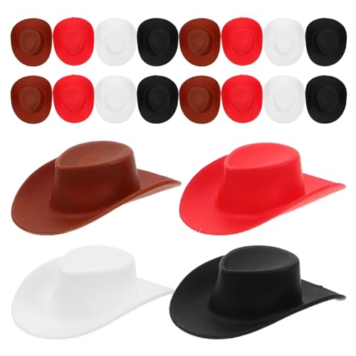 Homoyoyo 40 Stück Mini-Puppen-Cowboyhüte Süße Western-Cowgirl-Mützen Aus Kunststoff Miniatur-Partyhut Für Winzige Bastelarbeiten Puppenhaus-Dekorationen Zubehör Homoyoyo 40 Stück Mini-Puppen-Cowboyhüte Süße Western-Cowgirl-Mützen Aus Kunststoff Miniatur-Partyhut Für Winzige Bastelarbeiten Puppenhaus-Dekorationen Zubehör von Homoyoyo