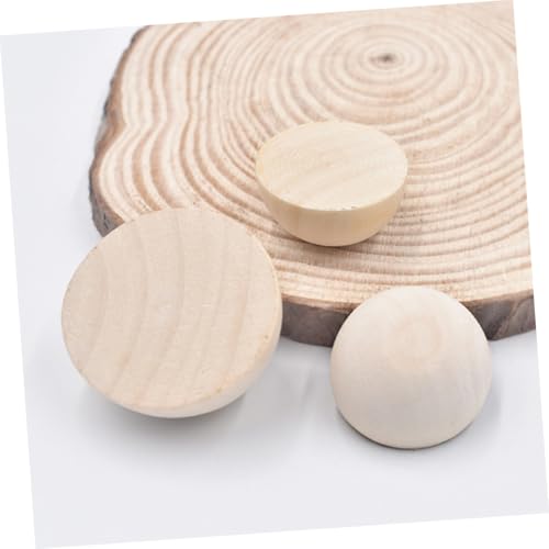Homoyoyo 40 Stück Teiliges Halbe Holzkugeln Naturbelassen für DIY Projekte Umweltfreundlich Sicher Holzperlen Halbrund für Kreative Handarbeiten Homoyoyo 40 Stück Teiliges Halbe Holzkugeln Naturbelassen für DIY Projekte Umweltfreundlich Sicher Holzperlen Halbrund für Kreative Handarbeiten von Homoyoyo