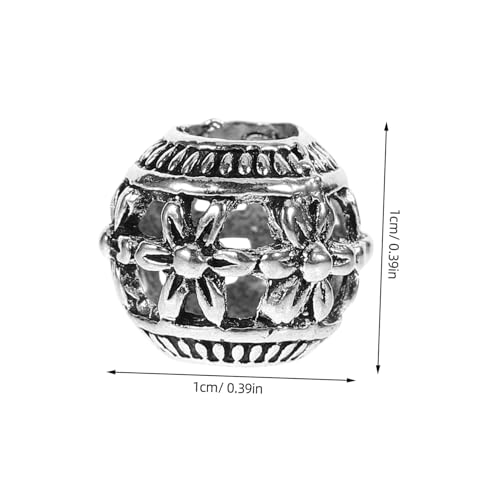 Homoyoyo 40 Stück Teiliges Metallperlen Hohl Vintage Spacer Beads aus Legierung für Armbänder Schmuckherstellung DIY Basteln Zubehör Homoyoyo 40 Stück Teiliges Metallperlen Hohl Vintage Spacer Beads aus Legierung für Armbänder Schmuckherstellung DIY Basteln Zubehör von Homoyoyo
