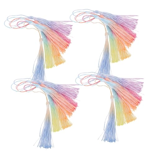 Homoyoyo 40 Stück Teiliges Mini-quasten Lesezeichen Lange Bunte Farbverlauf-quasten Handgefertigte Diy-anhänger für Bücherzeichen Vielseitige Dekoration und Bastelprojekte Homoyoyo 40 Stück Teiliges Mini-quasten Lesezeichen Lange Bunte Farbverlauf-quasten Handgefertigte Diy-anhänger für Bücherzeichen Vielseitige Dekoration und Bastelprojekte von Homoyoyo