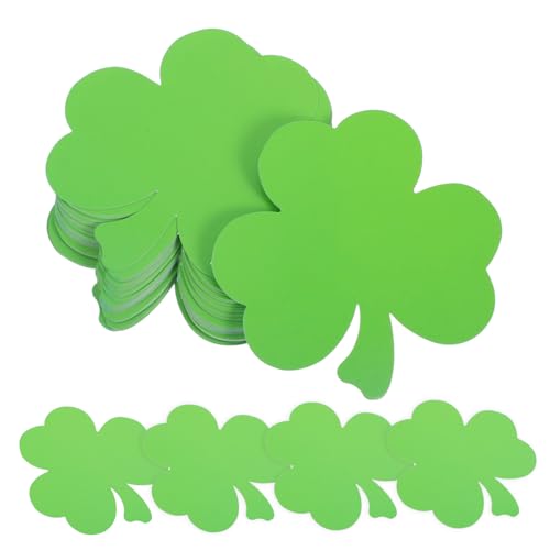 Homoyoyo 40 Stück Teiliges Shamrock Papier mit Klebepunkten Grüne St Patrick's Day Partydekoration Vielseitig für Klassenzimmer Büro und Einfache Anbringung Glatten Oberflächen Kreative DIY von Homoyoyo