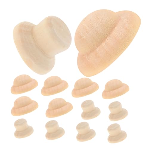 Homoyoyo 40 Stück Teiliges Unbemalte Holzpuppen Hüte zum Bemalen DIY Basteln Kreativ Holzfiguren Zubehör für Handgefertigte Dekorationen Jungen Mädchen Homoyoyo 40 Stück Teiliges Unbemalte Holzpuppen Hüte zum Bemalen DIY Basteln Kreativ Holzfiguren Zubehör für Handgefertigte Dekorationen Jungen Mädchen von Homoyoyo