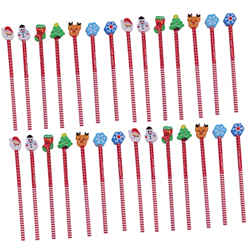 Homoyoyo 40 Stück Teiliges Weihnachtsbleistifte für Holzbleistifte mit Radiergummi Bunte Cartoon Motive Robustes Material als Mitgebsel für Schule Büro Mädchen Homoyoyo 40 Stück Teiliges Weihnachtsbleistifte für Holzbleistifte mit Radiergummi Bunte Cartoon Motive Robustes Material als Mitgebsel für Schule Büro Mädchen von Homoyoyo