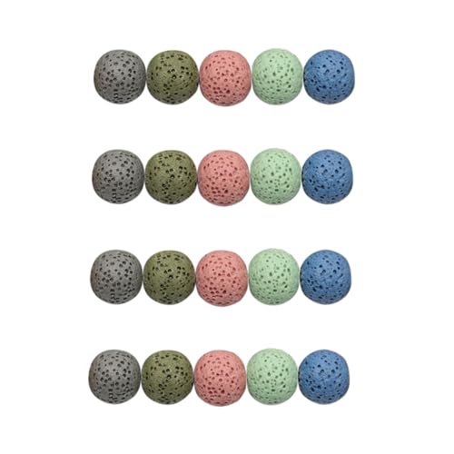 Homoyoyo 40 Stück Vulkanische Lavaperlen Glatt DIY Schmuckperlen Naturstein Rund Lose Spacer Perlen Für Armbänder Halsketten Schmuckherstellung Homoyoyo 40 Stück Vulkanische Lavaperlen Glatt DIY Schmuckperlen Naturstein Rund Lose Spacer Perlen Für Armbänder Halsketten Schmuckherstellung von Homoyoyo