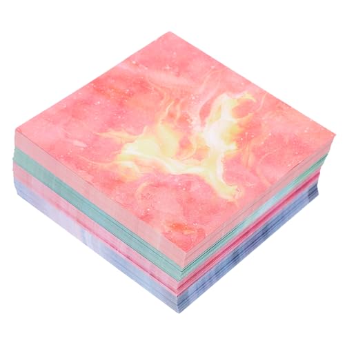 Homoyoyo 400 Blatt Quadratisches Origami Faltpapier Bunt Doppelseitig Sternenhimmel Muster DIY Bastelpapier für Kindergarten Scrapbooking Dekoration Homoyoyo 400 Blatt Quadratisches Origami Faltpapier Bunt Doppelseitig Sternenhimmel Muster DIY Bastelpapier für Kindergarten Scrapbooking Dekoration von Homoyoyo