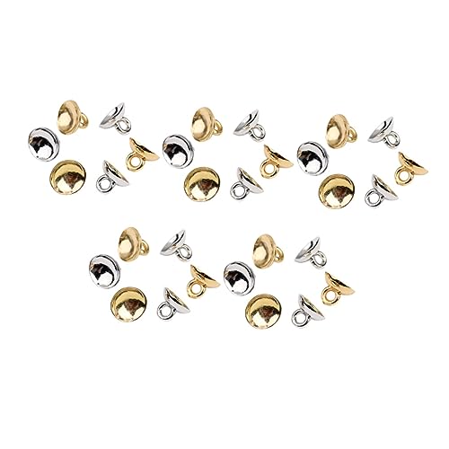 Homoyoyo 400 Stück Schalenförmiger Runder Aufhänger Basteln Silber Runde Perlen Schmuckzubehör Für Die Herstellung Von Schmuck Hälfte Rostfrei Perlmutt-schraubbecher Ballen Silver Legierung Homoyoyo 400 Stück Schalenförmiger Runder Aufhänger Basteln Silber Runde Perlen Schmuckzubehör Für Die Herstellung Von Schmuck Hälfte Rostfrei Perlmutt-schraubbecher Ballen Silver Legierung von Homoyoyo