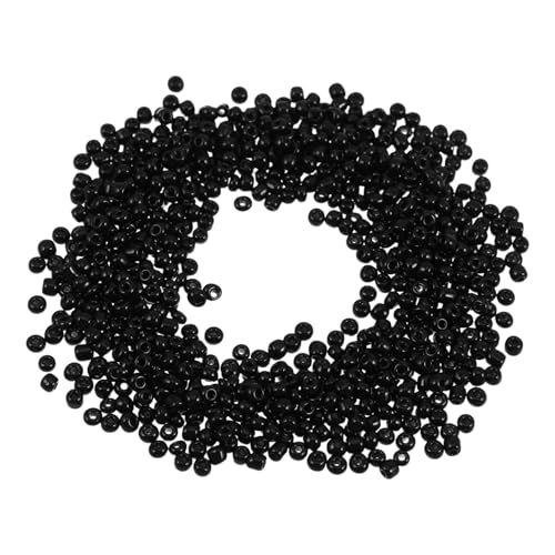 Homoyoyo 4000 Stücke Teiliges Glasperlen Schwarz Kleine Runde Perlen für DIY Schmuckherstellung Cross Stitch Bastelperlen Armbänder Halsketten Zubehör Kompakt und Glänzend Homoyoyo 4000 Stücke Teiliges Glasperlen Schwarz Kleine Runde Perlen für DIY Schmuckherstellung Cross Stitch Bastelperlen Armbänder Halsketten Zubehör Kompakt und Glänzend von Homoyoyo