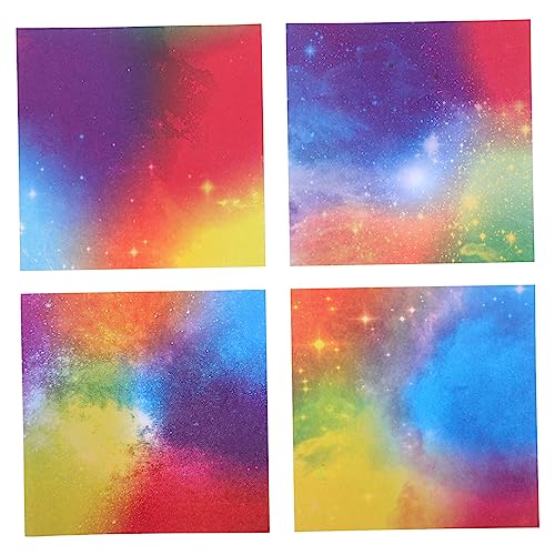 Homoyoyo 400Blätter Origami Papier Farbenfrohes Bastelpapier Für DIY Projekte Für Papierkranhersteller Und Origami Quadratisches Faltpapier von Homoyoyo