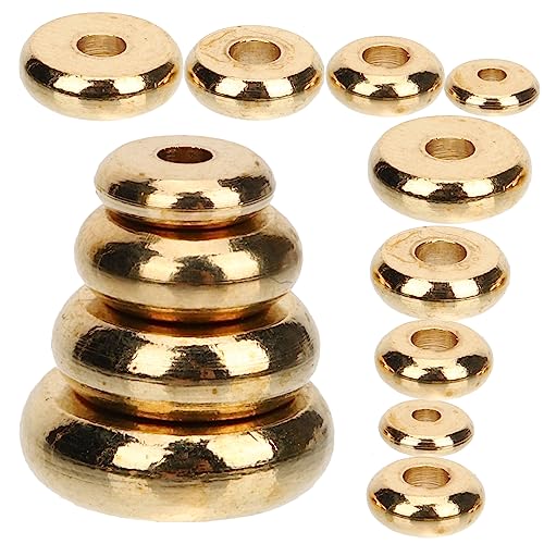 Homoyoyo 400Stücke Flache Metallperlen Spacer Perlen Für DIY Schmuckherstellung Hochwertige Schmuckzubehör Für Ohrringe Und Halsketten Für Projekte Homoyoyo 400Stücke Flache Metallperlen Spacer Perlen Für DIY Schmuckherstellung Hochwertige Schmuckzubehör Für Ohrringe Und Halsketten Für Projekte von Homoyoyo