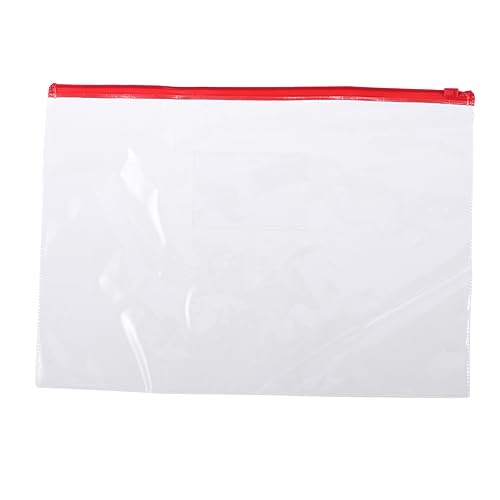 Homoyoyo 40Stücke Dokumentenorganisator PVC Reißverschlussbeutel Rot Blau und Grün Dateibeutel für Zuhause Schule und Reisen und Langlebig von Homoyoyo