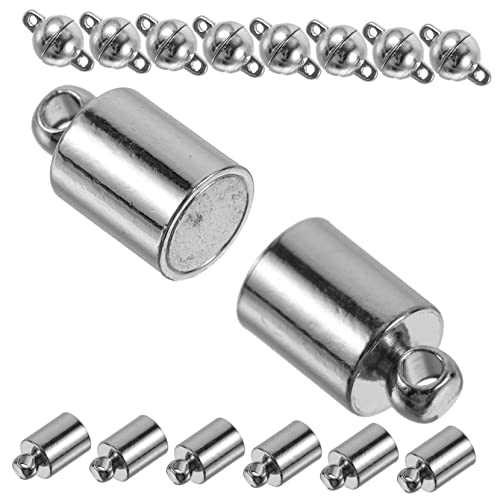 Homoyoyo 40Stücke Magnetverschlüsse Für Halsketten Und Armbänder DIY Schmuckzubehör Langlebig Glänzend Einfach Zu Verwenden Für Schmuckprojekte von Homoyoyo