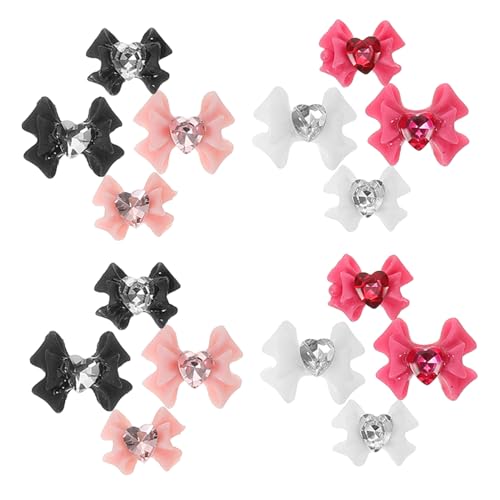 Homoyoyo 40Stücke Nagelanhänger Schleifen Charms für DIY Nagelkunst Nageldekor und für Nagelliebhaber Homoyoyo 40Stücke Nagelanhänger Schleifen Charms für DIY Nagelkunst Nageldekor und für Nagelliebhaber von Homoyoyo