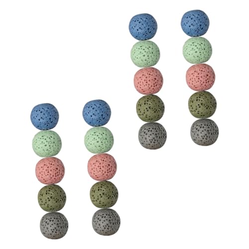 Homoyoyo 40Stücke Perlen DIY Abstandshalter Natürliche Steinperlen für Schmuckherstellung Vielseitig Einsetzbar Armbänder und Langlebig von Homoyoyo