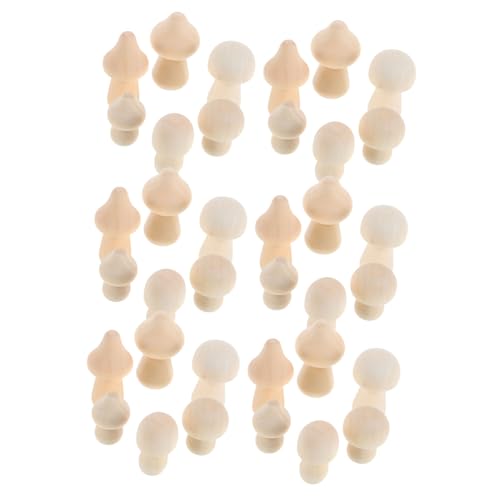 Homoyoyo 42 Stück Teiliges Holzpilz Naturbelassen Unbemalte Mini Pilze zum Bemalen Diy Holzpilz Figuren für Kreative Heimwerker Vielseitige Dekoration für Schreibtisch Regal und Homoyoyo 42 Stück Teiliges Holzpilz Naturbelassen Unbemalte Mini Pilze zum Bemalen Diy Holzpilz Figuren für Kreative Heimwerker Vielseitige Dekoration für Schreibtisch Regal und von Homoyoyo