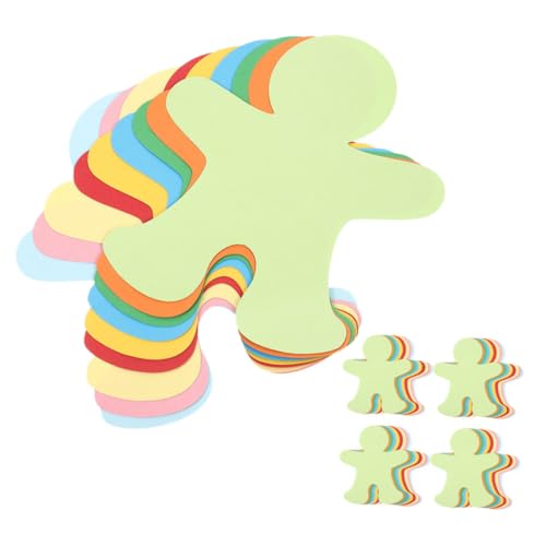 Homoyoyo 45 Stück Teiliges Bunte Papierfiguren für Schulwanddekoration DIY Papierausschnitte für Kindergarten und Klassenzimmer Dekorative Filigrane Bastelvorlagen für Fenster Türen Partys von Homoyoyo