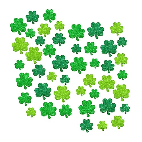 Homoyoyo 45 Stück Teiliges Shamrock Papier mit Grünen Glitzerelementen Filigrane Papier Schneidekunst für Grußkarten Klassenzimmerdekoration und Pinnwandgestaltung zum Patricks Day Homoyoyo 45 Stück Teiliges Shamrock Papier mit Grünen Glitzerelementen Filigrane Papier Schneidekunst für Grußkarten Klassenzimmerdekoration und Pinnwandgestaltung zum Patricks Day von Homoyoyo
