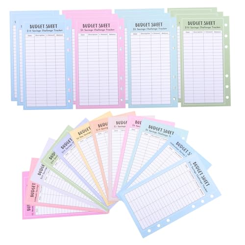 Homoyoyo 48 Blatt Challenge Einlageblätter für Ringordner Langlebige Budget Cash tracker Papierblätter Tage Wochen Geldspar herausforderung Homoyoyo 48 Blatt Challenge Einlageblätter für Ringordner Langlebige Budget Cash tracker Papierblätter Tage Wochen Geldspar herausforderung von Homoyoyo