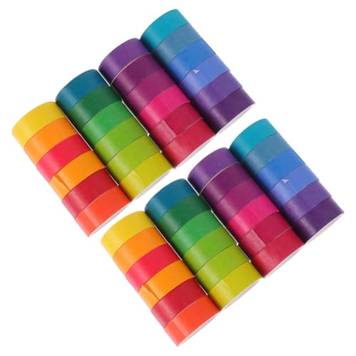 Homoyoyo 48 Rollen Teiliges Washi Tape Buntes Klebeband für Scrapbooking DIY Handwerk Vielseitige Sticker für Planer Geschenkverpackung Tagebuch und Partydekoration Homoyoyo 48 Rollen Teiliges Washi Tape Buntes Klebeband für Scrapbooking DIY Handwerk Vielseitige Sticker für Planer Geschenkverpackung Tagebuch und Partydekoration von Homoyoyo