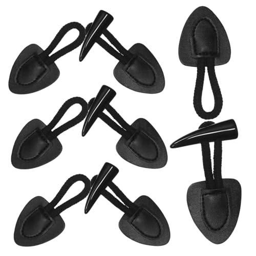 Homoyoyo 4Paare Knebelknöpfe Hochwertigem Material Stilvolle Verschlüsse für Mäntel DIY Zubehör für Nähprojekte und Anpassungen Look von Homoyoyo