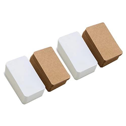 Homoyoyo 4Packungen Leere Karteikarten Kraftpapier Für DIY Notizen Grußkarten Einladungen Und Kreative Projekte Für Tägliche Verwendung Homoyoyo 4Packungen Leere Karteikarten Kraftpapier Für DIY Notizen Grußkarten Einladungen Und Kreative Projekte Für Tägliche Verwendung von Homoyoyo