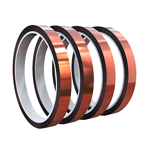 Homoyoyo 4Rollen Doppelseitiges Hitzebeständiges Klebeband Starkes Dual Side Wärmeklebeband für Handy Bildschirmschutz für Elektronik Oberflächen Rückstandsfrei von Homoyoyo