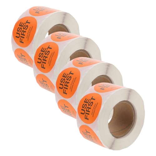 Homoyoyo 4Rollen Selbstklebende Use First Inventory Etiketten mit Lebensmitteletiketten Ablösbar für Lebensmittelservice für Restaurants und Zuhause Langlebig Homoyoyo 4Rollen Selbstklebende Use First Inventory Etiketten mit Lebensmitteletiketten Ablösbar für Lebensmittelservice für Restaurants und Zuhause Langlebig von Homoyoyo