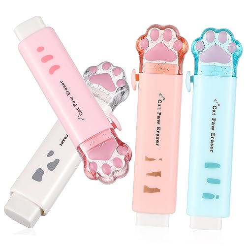 Homoyoyo 4Stücke Katzenpfoten Radiergummis Einziehbare Kawaii Radierer Und Langlebig Und Praktisch Für Büro Und Schule Homoyoyo 4Stücke Katzenpfoten Radiergummis Einziehbare Kawaii Radierer Und Langlebig Und Praktisch Für Büro Und Schule von Homoyoyo