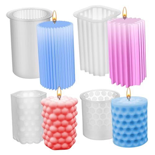 Homoyoyo 4Stücke Silikon Kerzenformen Für DIY Kerzenherstellung Und Spezielle Designs Zubehör Zur Kerzenherstellung Vielseitige Gießformen Für Projekte Homoyoyo 4Stücke Silikon Kerzenformen Für DIY Kerzenherstellung Und Spezielle Designs Zubehör Zur Kerzenherstellung Vielseitige Gießformen Für Projekte von Homoyoyo