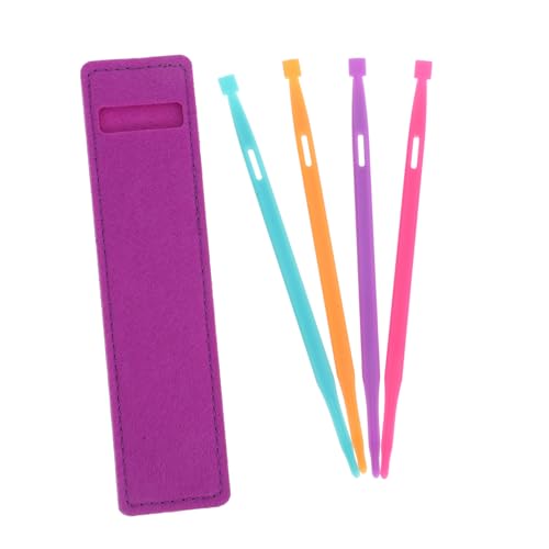 Homoyoyo 4Stücke Teiliges Nähset mit Filztasche Tragbarer Organizer für Nähzubehör Multifunktionales Einfädelwerkzeug für Reparaturen Reisen Quilten und Notfälle Homoyoyo 4Stücke Teiliges Nähset mit Filztasche Tragbarer Organizer für Nähzubehör Multifunktionales Einfädelwerkzeug für Reparaturen Reisen Quilten und Notfälle von Homoyoyo