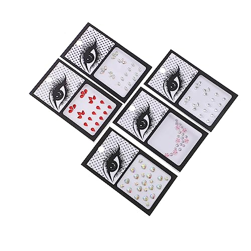Homoyoyo 5 Blätter Selbstklebende Set Glitzersteine für Gesicht und Nägel Bunte Strasssteinchen für Make Up DIY Körper und Augen Dekoration Hautfreundlich Vielseitig für Party und Alltag Homoyoyo 5 Blätter Selbstklebende Set Glitzersteine für Gesicht und Nägel Bunte Strasssteinchen für Make Up DIY Körper und Augen Dekoration Hautfreundlich Vielseitig für Party und Alltag von Homoyoyo