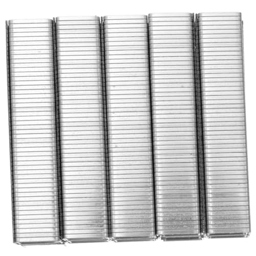 Homoyoyo 5 Boxen Heavy Duty Door type Staple Nägel Präzisionsspitzen gegen Vielseitig für Bilderrahmen Zierleisten Möbelbau Kompatibel mit Standard tackern Langlebig Professionell von Homoyoyo