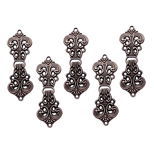 Homoyoyo 5 Paare Moiré-knöpfe Vintage-schnalle Mantelverschluss Strudel Befestigung Cheongsam Accessoires Vintage Mantelschließe Retro-chinesische Han-anzugschnalle Knöpfe Nähen Legierung Homoyoyo 5 Paare Moiré-knöpfe Vintage-schnalle Mantelverschluss Strudel Befestigung Cheongsam Accessoires Vintage Mantelschließe Retro-chinesische Han-anzugschnalle Knöpfe Nähen Legierung von Homoyoyo