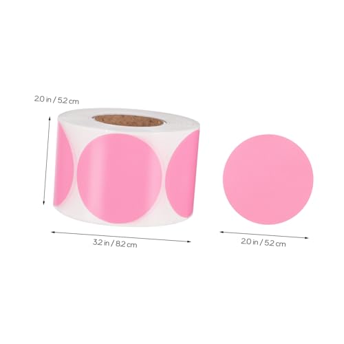 Homoyoyo 5 Rollen Selbstklebende Runde Etiketten Farbige Thermodrucker Aufkleber für Versand Codierung und Sortierung Homoyoyo 5 Rollen Selbstklebende Runde Etiketten Farbige Thermodrucker Aufkleber für Versand Codierung und Sortierung von Homoyoyo