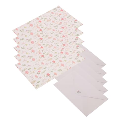 Homoyoyo 5 Sätze Briefpapier Set Vintage Stil mit Blumendesign Buntes Briefpapier und Umschläge Leicht Tragbar für Briefe Notizen und Persönliche Nachrichten Geschenkpapier Set Homoyoyo 5 Sätze Briefpapier Set Vintage Stil mit Blumendesign Buntes Briefpapier und Umschläge Leicht Tragbar für Briefe Notizen und Persönliche Nachrichten Geschenkpapier Set von Homoyoyo
