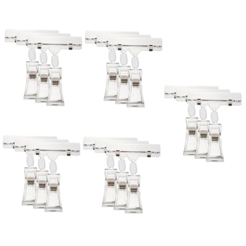 Homoyoyo 5 Sätze Display Rack Etiketten Clip Ständerhalter Doppelseitige Clips Doppel Clips Für Etiketten Doppelseitige Schilder Clips Doppel Clip Display Aufbewahrung 3 Stück * 5 Homoyoyo 5 Sätze Display Rack Etiketten Clip Ständerhalter Doppelseitige Clips Doppel Clips Für Etiketten Doppelseitige Schilder Clips Doppel Clip Display Aufbewahrung 3 Stück * 5 von Homoyoyo