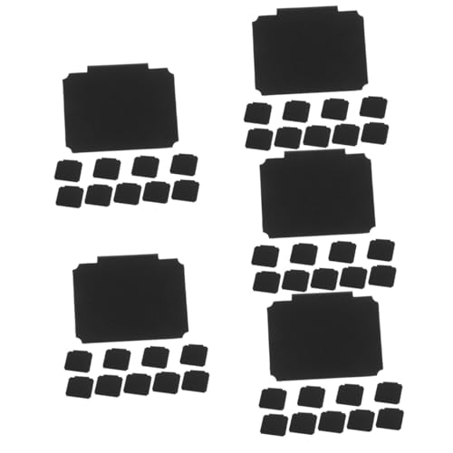 Homoyoyo 5 Sätze Etikettenhalter Clip Für Korbetiketten Körbe Rack-etiketten Stichworte Ziehen Um Einkaufskorb Etikettenclip Für Korbbehälter Abnehmbare Pvc-clips Schwarz 10 Stück * 5 von Homoyoyo