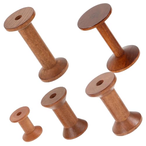 Homoyoyo 5 Sätze Garnrollenhalter Stickerei Großer Häkelgarnwickler Faden Zum Nähen Quilten Spule Holz Dickes Produkt Faden Organizer Haushaltsholz Fadenständer Braun Holz 5 Stück * 5 Homoyoyo 5 Sätze Garnrollenhalter Stickerei Großer Häkelgarnwickler Faden Zum Nähen Quilten Spule Holz Dickes Produkt Faden Organizer Haushaltsholz Fadenständer Braun Holz 5 Stück * 5 von Homoyoyo