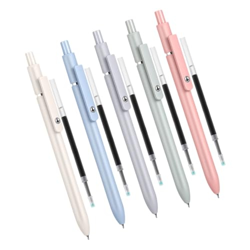 Homoyoyo 5 Satz Retractable Kugelschreiber Schwarze Langlebige Schreibgeräte für Schule Büro und Zuhause mit Clip für Praktische Anwendung Homoyoyo 5 Satz Retractable Kugelschreiber Schwarze Langlebige Schreibgeräte für Schule Büro und Zuhause mit Clip für Praktische Anwendung von Homoyoyo