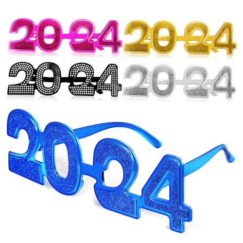 Homoyoyo 5 Stk. Partybrillen Teilig Kunststoff Zahlenbrillen Silvester Deko Farben Gold Silber Blau Schwarz Rosa für Lustige Neujahrsfeier und Tanzveranstaltungen Homoyoyo 5 Stk. Partybrillen Teilig Kunststoff Zahlenbrillen Silvester Deko Farben Gold Silber Blau Schwarz Rosa für Lustige Neujahrsfeier und Tanzveranstaltungen von Homoyoyo